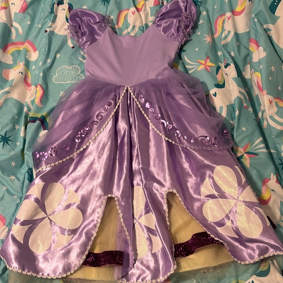 Sophia the First Disney Princess dress. Size 7/8. Full skirt, sparkles, lovely - Picture 6 of 6